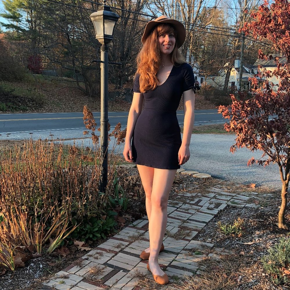 Navy Reformation Sara Dress - Size XS